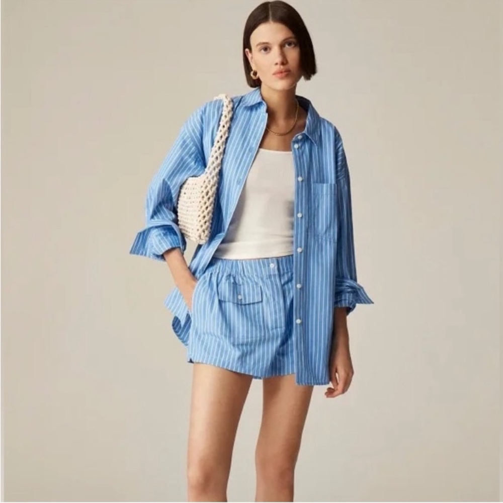 J Crew Etienne Striped Shirt - Picture 2 of 8